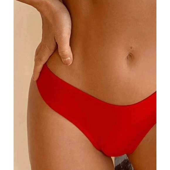 Red Cherry Ruffle Bikini - Picture 4 of 5